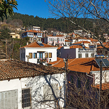 XANTHI, GREECE - DECEMBER 28, 2015: Panoramic view of old town of Xanthi, East Macedonia and Thrace, Greece