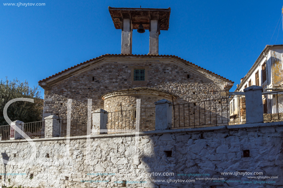 XANTHI, GREECE - DECEMBER 28, 2015: Orthodox church in old town of Xanthi, East Macedonia and Thrace, Greece