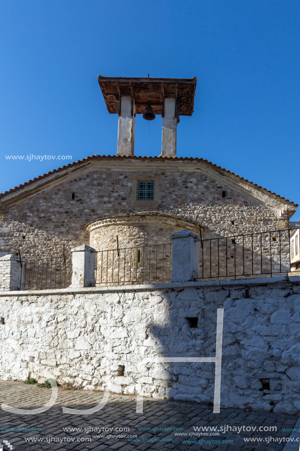 XANTHI, GREECE - DECEMBER 28, 2015: Orthodox church in old town of Xanthi, East Macedonia and Thrace, Greece
