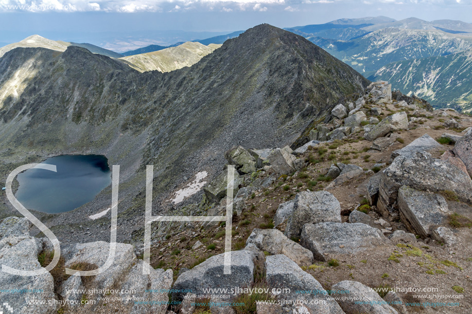 Amazing Landscape from Musala Peak, Rila mountain, Bulgaria