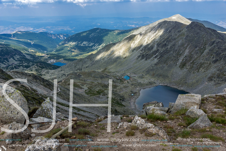 Amazing Landscape from Musala Peak, Rila mountain, Bulgaria