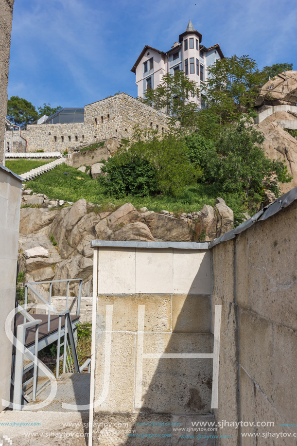 PLOVDIV, BULGARIA - MAY 1, 2016: Ruins of Ancient Roman theatre in Plovdiv, Bulgaria