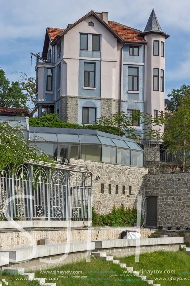 PLOVDIV, BULGARIA - MAY 1, 2016: Ruins of Ancient Roman theatre in Plovdiv, Bulgaria