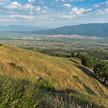 Amazing Sunset Landscape of Ograzhden Mountain, Blagoevgrad Region, Bulgaria