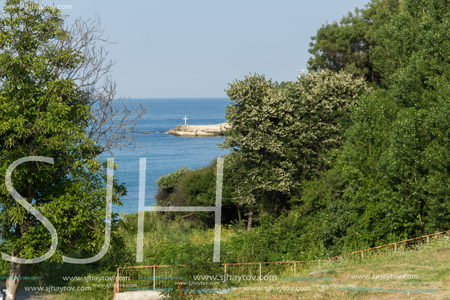 TSAREVO, BULGARIA - JUNE 29, 2013:  Coastline of town of Tsarevo, Burgas Region, Bulgaria