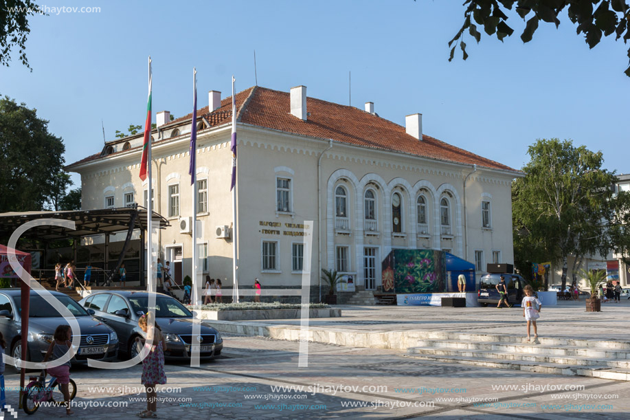 TSAREVO, BULGARIA - JUNE 29, 2013:  Center of town of Tsarevo, Burgas Region, Bulgaria