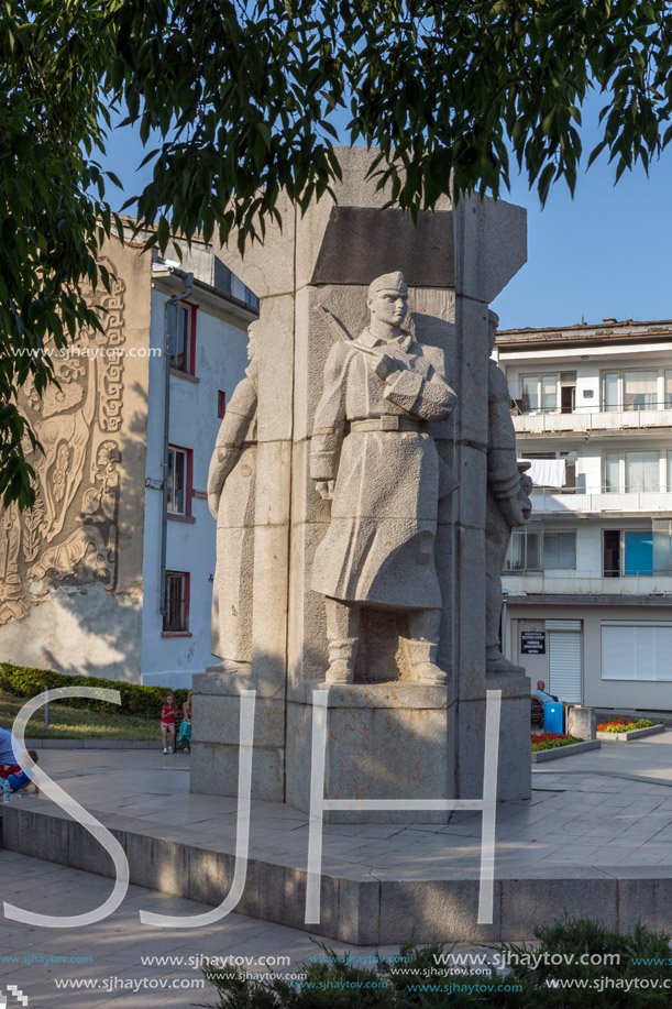 TSAREVO, BULGARIA - JUNE 29, 2013:  Center of town of Tsarevo, Burgas Region, Bulgaria