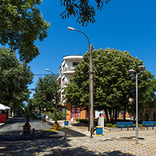 AHTOPOL, BULGARIA - JUNE 30, 2013: Center of town of Ahtopol,  Burgas Region, Bulgaria