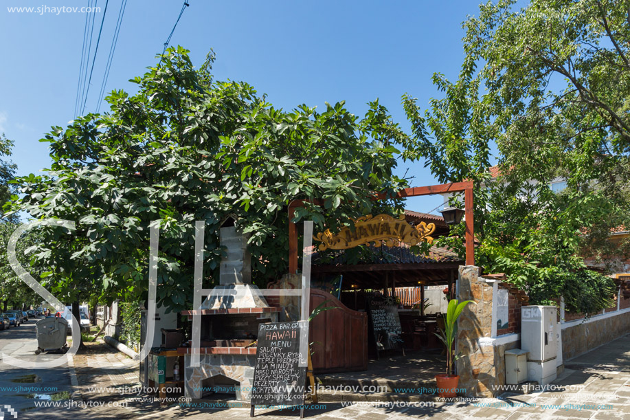 AHTOPOL, BULGARIA - JUNE 30, 2013: Center of town of Ahtopol,  Burgas Region, Bulgaria