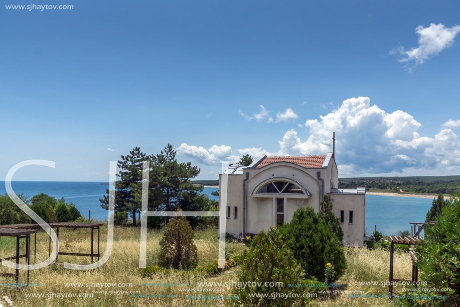 AHTOPOL, BULGARIA - JUNE 30, 2013: Coastline of village of rezovo,  Burgas Region, Bulgaria