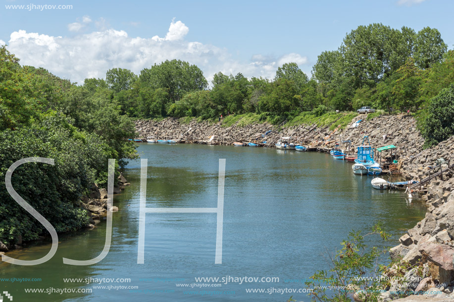 AHTOPOL, BULGARIA - JUNE 30, 2013: Coastline of village of rezovo,  Burgas Region, Bulgaria