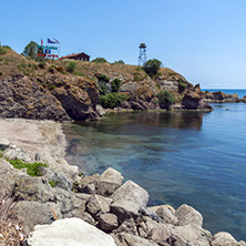 AHTOPOL, BULGARIA - JUNE 30, 2013: Coastline of village of rezovo,  Burgas Region, Bulgaria
