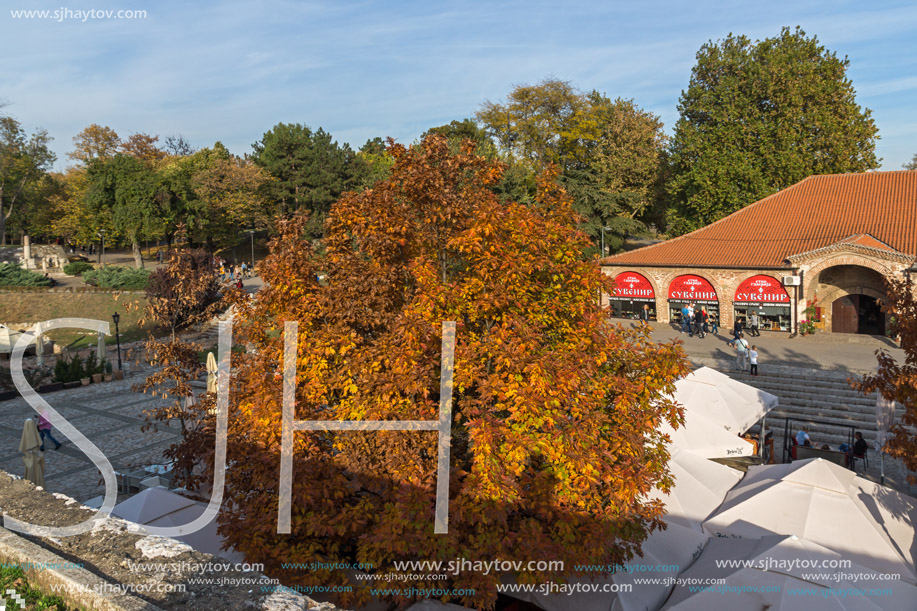 NIS, SERBIA- OCTOBER 21, 2017: Inside view of Fortress and park in City of Nis, Serbia