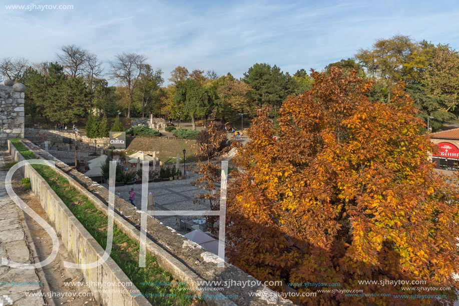 NIS, SERBIA- OCTOBER 21, 2017: Inside view of Fortress and park in City of Nis, Serbia