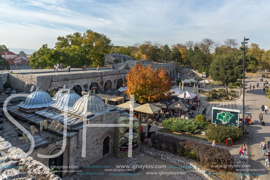 NIS, SERBIA- OCTOBER 21, 2017: Inside view of Fortress and park in City of Nis, Serbia