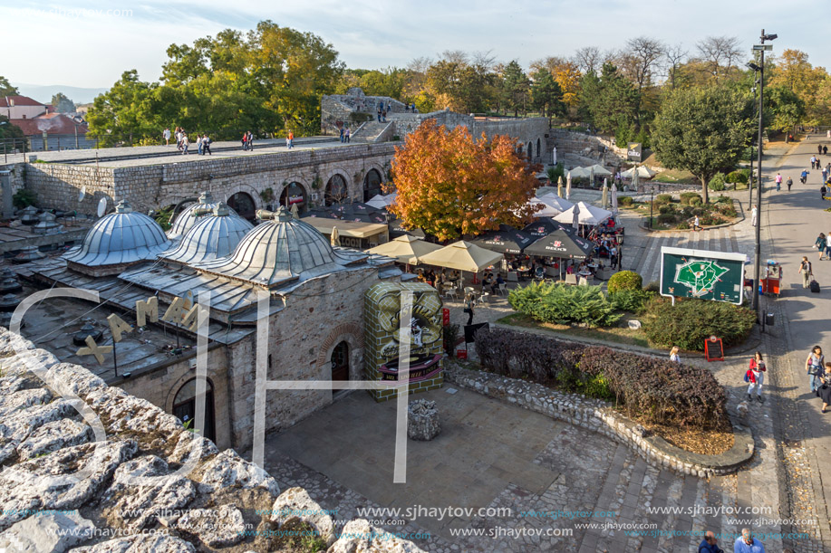 NIS, SERBIA- OCTOBER 21, 2017: Inside view of Fortress and park in City of Nis, Serbia