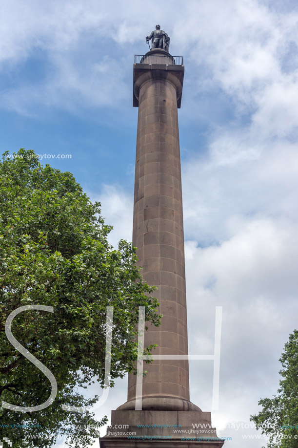 LONDON, ENGLAND - JUNE 17, 2016: Duke of York Column in city of London, England, Great Britain