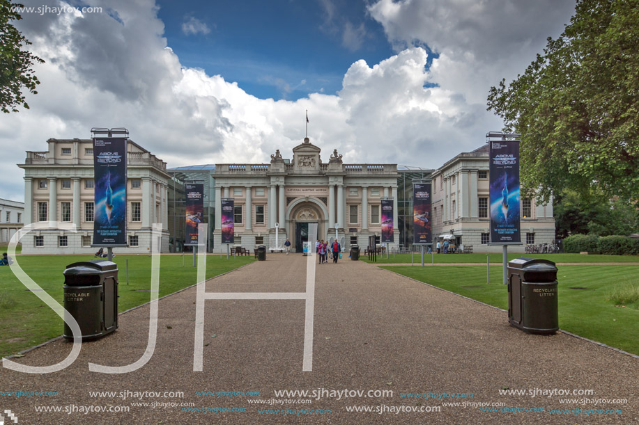 LONDON, ENGLAND - JUNE 17, 2016: National Maritime Museum in Greenwich, London, England, Great Britain