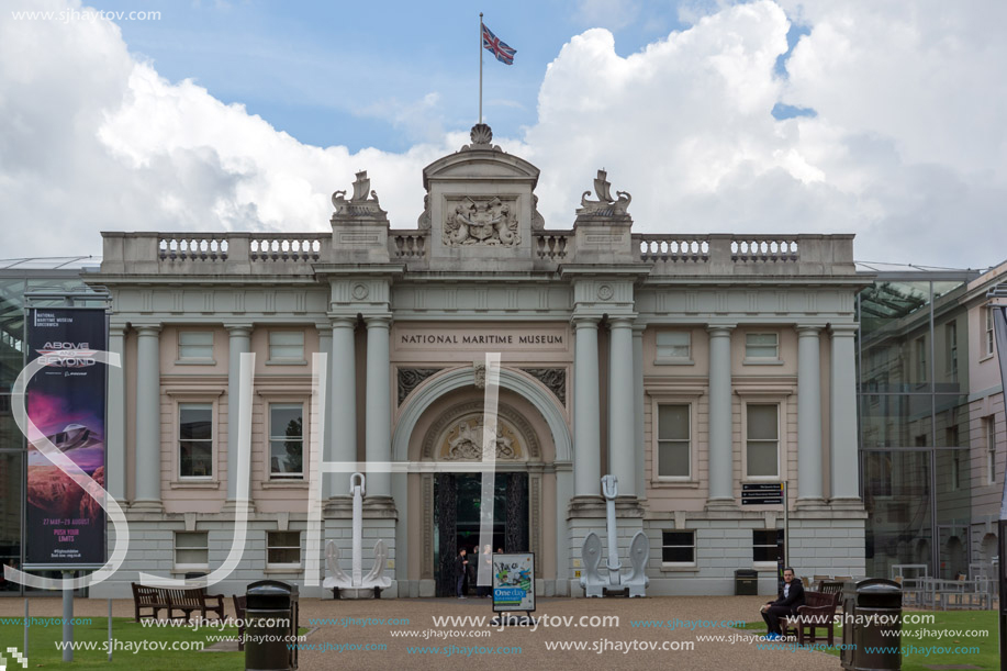 LONDON, ENGLAND - JUNE 17, 2016: National Maritime Museum in Greenwich, London, England, Great Britain