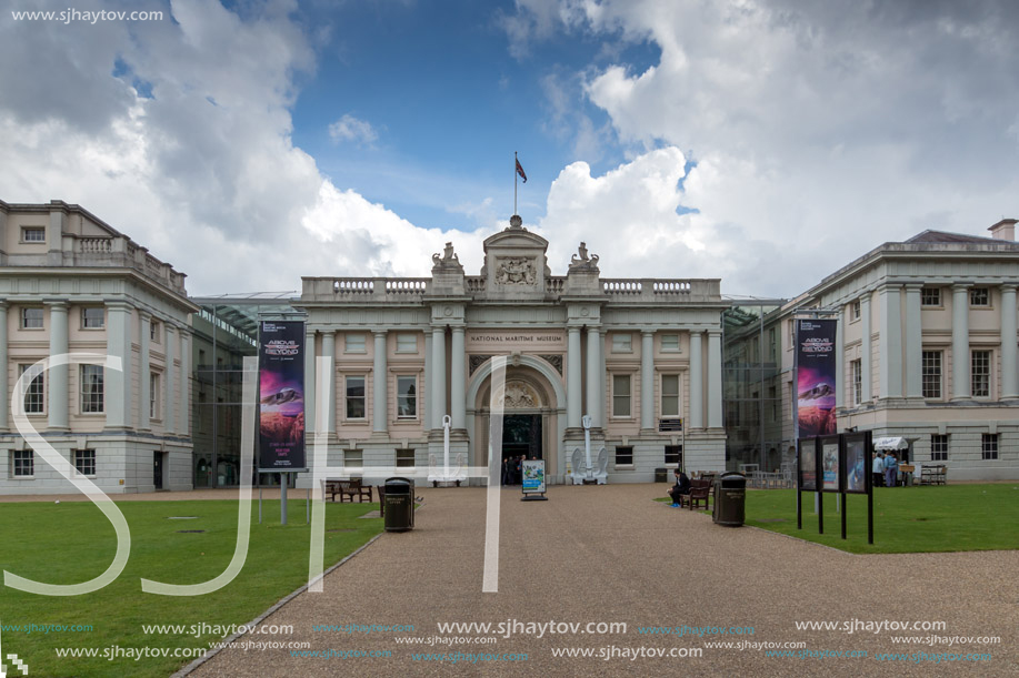 LONDON, ENGLAND - JUNE 17, 2016: National Maritime Museum in Greenwich, London, England, Great Britain