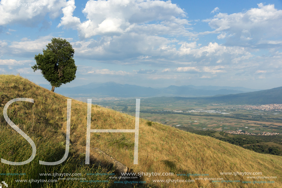 Sunset Landscape of Ograzhden Mountain, Blagoevgrad Region, Bulgaria