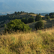 Sunset Landscape of Ograzhden Mountain, Blagoevgrad Region, Bulgaria