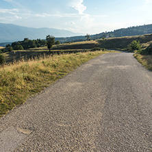 Sunset Landscape of Ograzhden Mountain, Blagoevgrad Region, Bulgaria