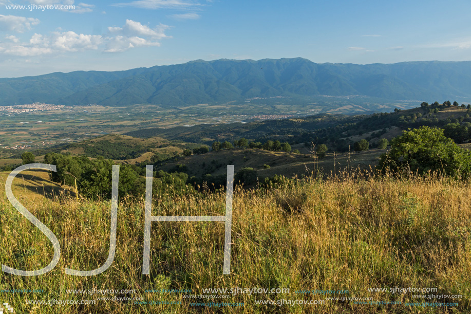 Sunset Landscape of Ograzhden Mountain, Blagoevgrad Region, Bulgaria