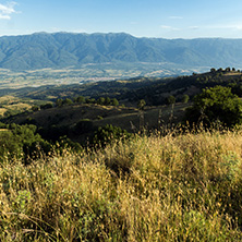 Sunset Landscape of Ograzhden Mountain, Blagoevgrad Region, Bulgaria