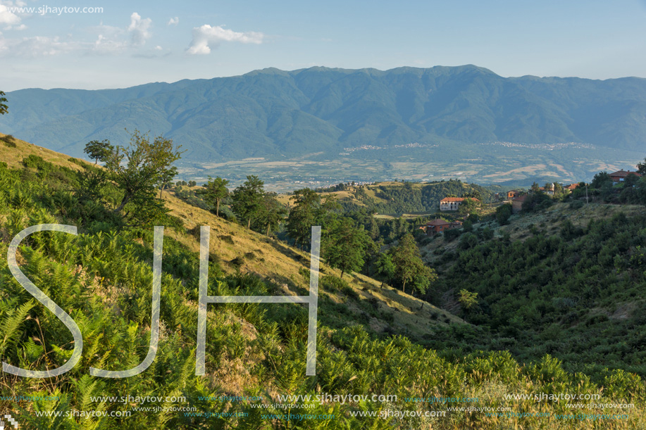 Sunset Landscape of Ograzhden Mountain, Blagoevgrad Region, Bulgaria