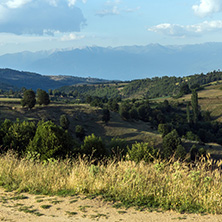 Sunset Landscape of Ograzhden Mountain, Blagoevgrad Region, Bulgaria