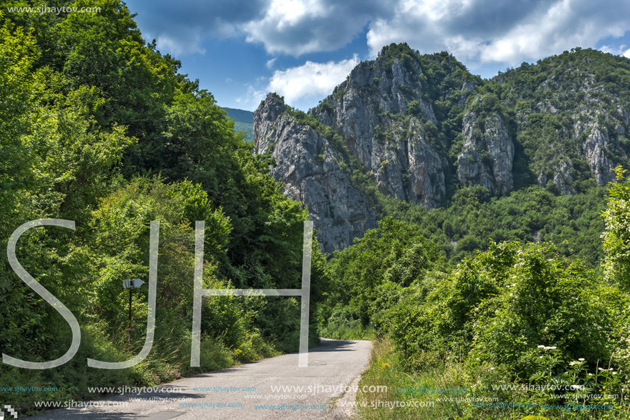 Amazing Landscape of Jerma River Gorge in Vlaska Mountain, Dimitrovgrad region, Serbia