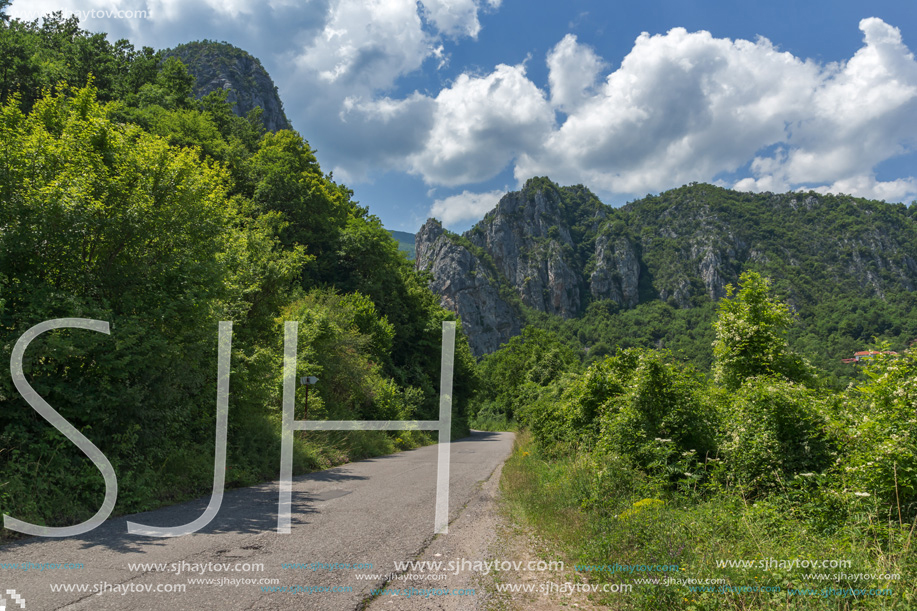 Amazing Landscape of Jerma River Gorge in Vlaska Mountain, Dimitrovgrad region, Serbia