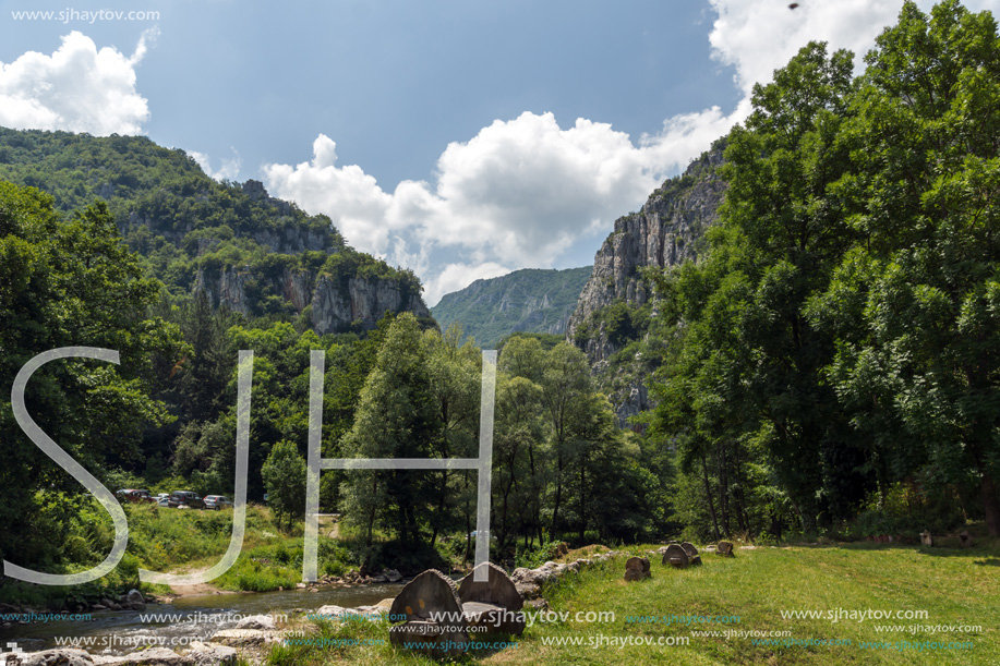 Amazing Landscape of Jerma River Gorge in Vlaska Mountain, Dimitrovgrad region, Serbia