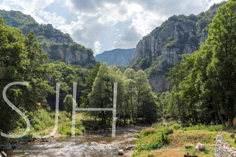 Amazing Landscape of Jerma River Gorge in Vlaska Mountain, Dimitrovgrad region, Serbia