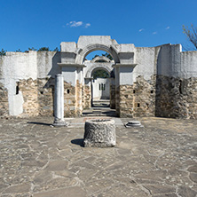 Ruins of Round (Golden) Church  of St. John near The capital city of the First Bulgarian Empire Great Preslav (Veliki Preslav), Bulgaria