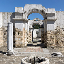 Ruins of Round (Golden) Church  of St. John near The capital city of the First Bulgarian Empire Great Preslav (Veliki Preslav), Bulgaria