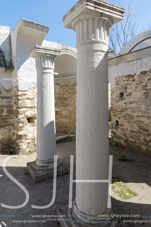 Ruins of Round (Golden) Church  of St. John near The capital city of the First Bulgarian Empire Great Preslav (Veliki Preslav), Bulgaria