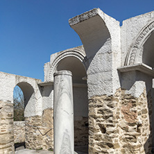 Ruins of Round (Golden) Church  of St. John near The capital city of the First Bulgarian Empire Great Preslav (Veliki Preslav), Bulgaria