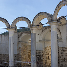 Ruins of Round (Golden) Church  of St. John near The capital city of the First Bulgarian Empire Great Preslav (Veliki Preslav), Bulgaria