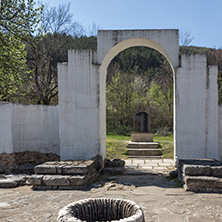 Ruins of Round (Golden) Church  of St. John near The capital city of the First Bulgarian Empire Great Preslav (Veliki Preslav), Bulgaria