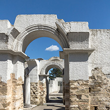 Ruins of Round (Golden) Church  of St. John near The capital city of the First Bulgarian Empire Great Preslav (Veliki Preslav), Bulgaria