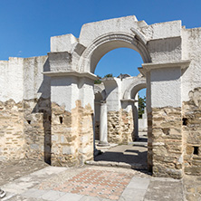 Ruins of Round (Golden) Church  of St. John near The capital city of the First Bulgarian Empire Great Preslav (Veliki Preslav), Bulgaria