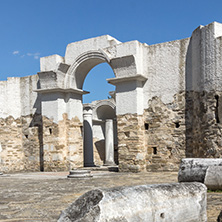 Ruins of Round (Golden) Church  of St. John near The capital city of the First Bulgarian Empire Great Preslav (Veliki Preslav), Bulgaria