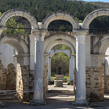 Ruins of Round (Golden) Church  of St. John near The capital city of the First Bulgarian Empire Great Preslav (Veliki Preslav), Bulgaria