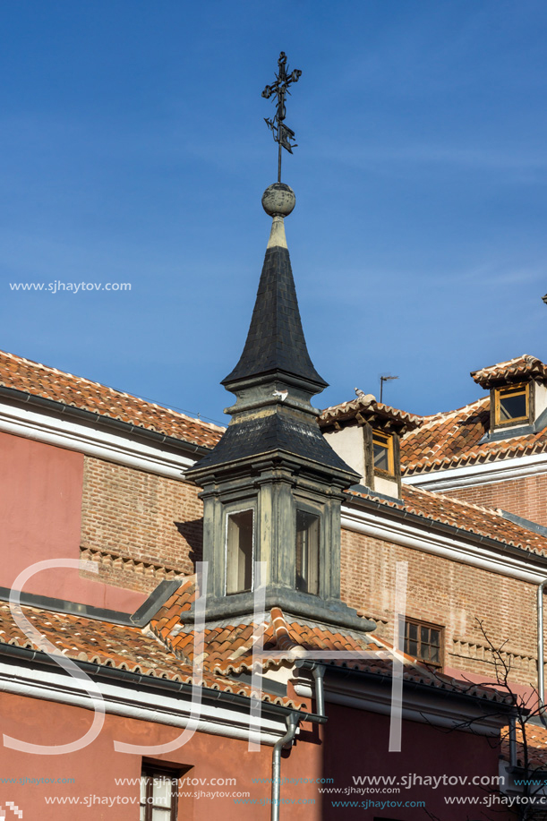 Amazing view of San Pedro el Real church in City of Madrid, Spain