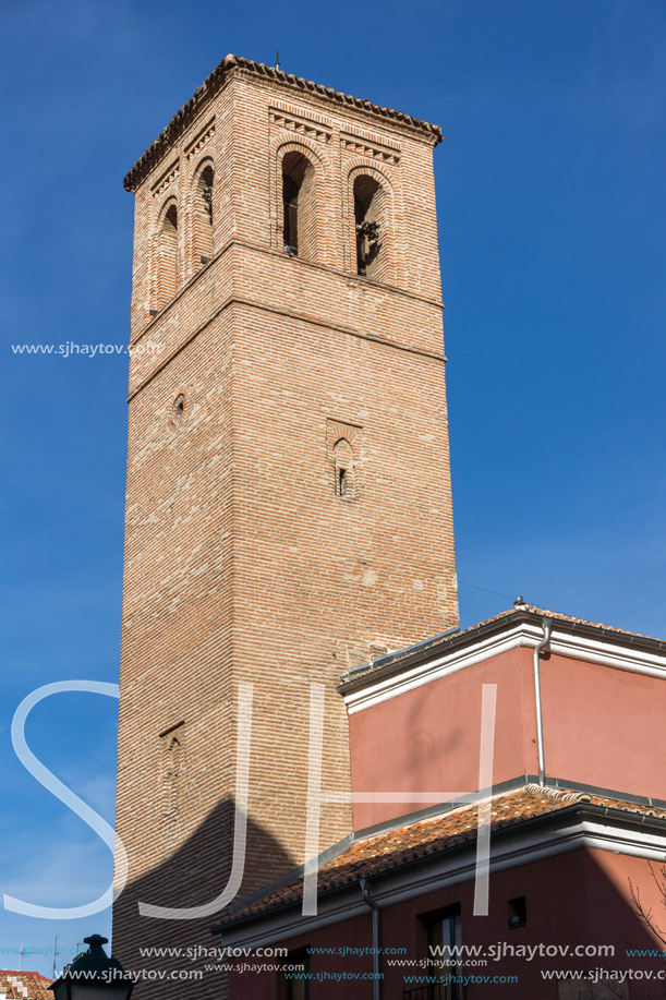 Amazing view of San Pedro el Real church in City of Madrid, Spain