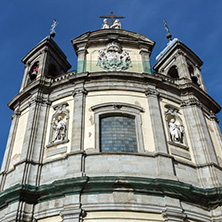 Amazing view of Basilica of San Miguel in City of Madrid, Spain