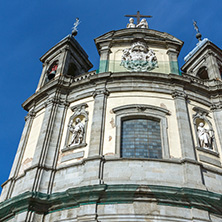 Amazing view of Basilica of San Miguel in City of Madrid, Spain