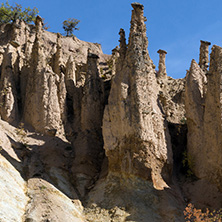 Autumn Landscape of Rock Formation Devil"s town in Radan Mountain, Serbia